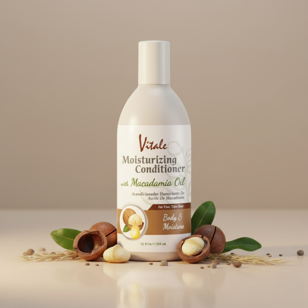 Vitale Macadamia Oil Moisturizing Conditioner – 355 ML